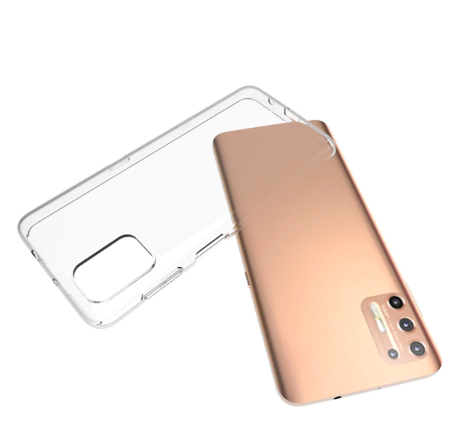 

Ультратонкий 0,3 мм чехол для Motorola G9 Plus прозрачный