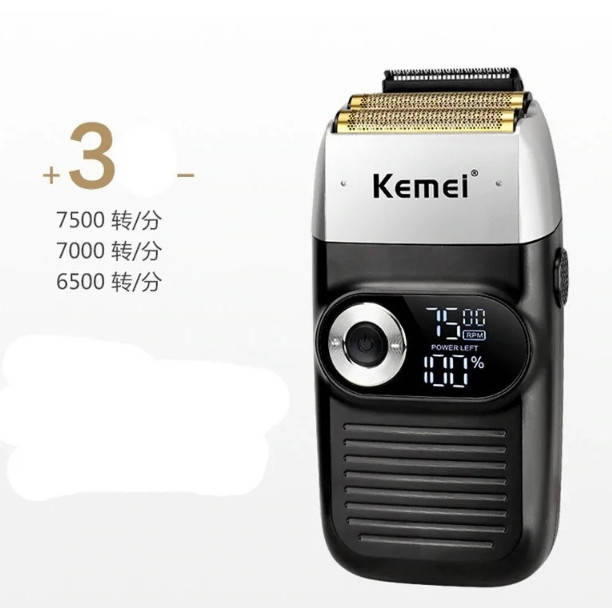 

Профессиональный шейвер Kemei Km-2026 LED индикация 1400 мАч Бритва