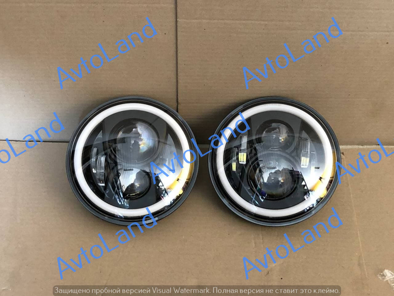 

Led Фары Нива 2121-21213 Тайга УАЗ 469 ГАЗ 24, ВАЗ 2101, Хаммер, FJ Cruiser, w463,