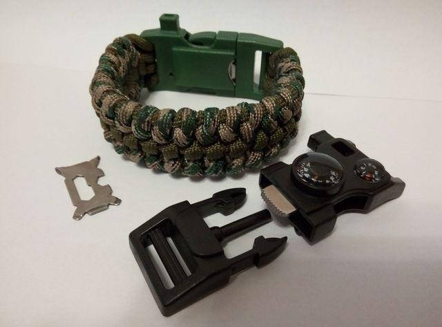 

Браслет выживания из паракорда 15 в 1, "World of Tanks"