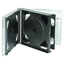 

Коробка CD box под диски CD DVD на 6 диска, Черный