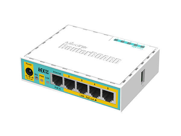 

Маршрутизатор MikroTik RB750UPr2 (hEX PoE lite)