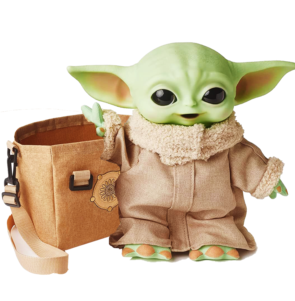 

Мандалорец Мягкий Малыш Йода со Звуком Грогу Star Wars The Child The Mandalorian Mattel HBX33