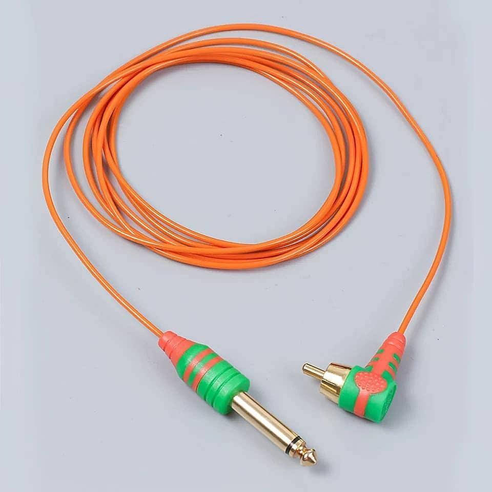 

Клип-корд провод RCA для тату-машинки от DRAGONHAWK Оранжевый