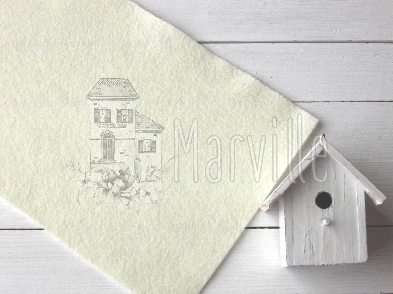 

Фетр американский мягкий Крылья ангела (1109 Angel Wings) 44х30 см