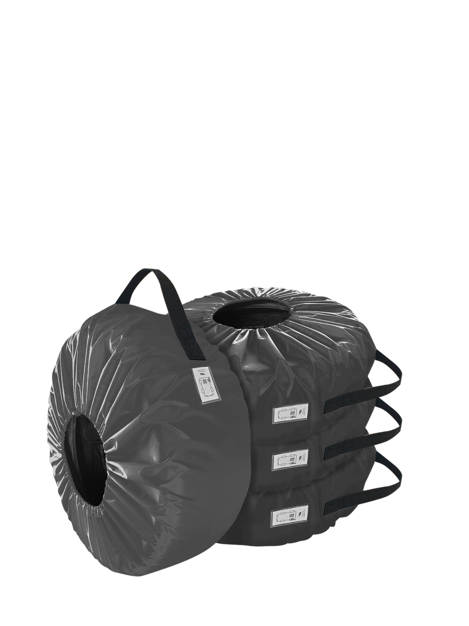 

Комплект чехлов для колес Coverbag Eco L серый 4шт.