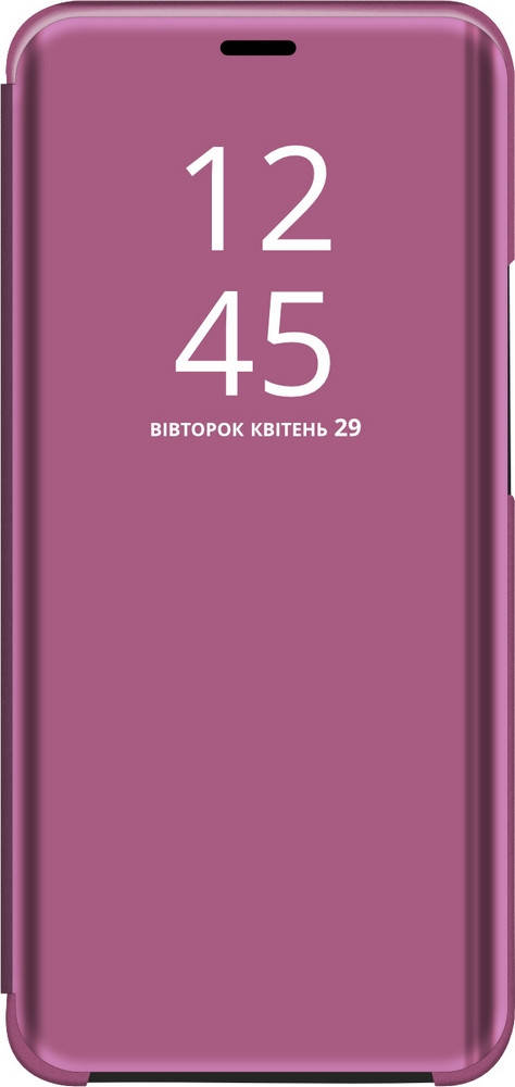 

Зеркальный Чехол Samsung Galaxy M12 M127 Mirror View Бордовый