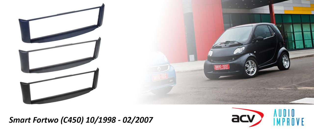

Перехідна рамка 1Din 1Дін Smart ForTwo (BR 450) 98->07 смарт