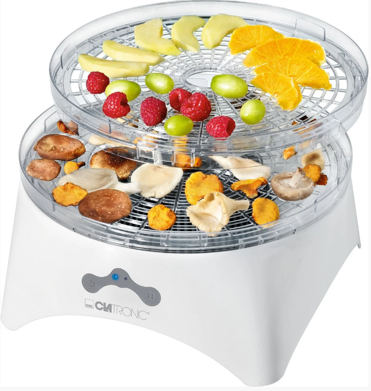 

Сушилка для овощей и фруктов 5 ярусов электрическая CLATRONIC DR 3525 300Вт