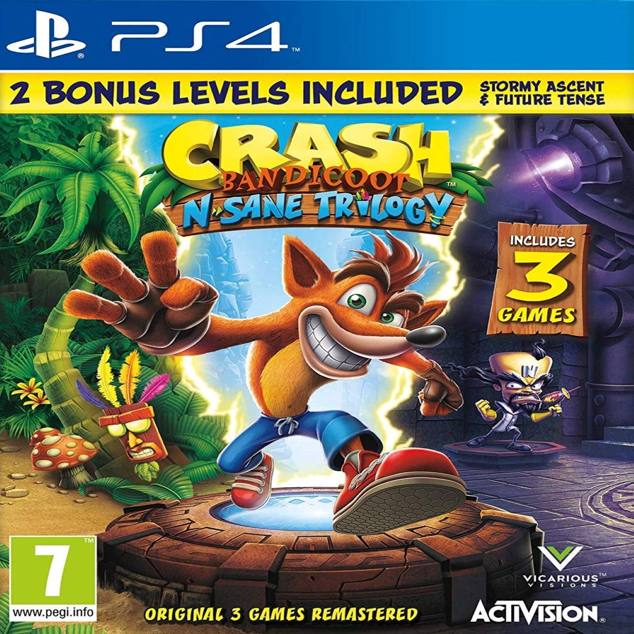 

Crash Bandicoot N.Sane Trilogy (английская версия) PS4