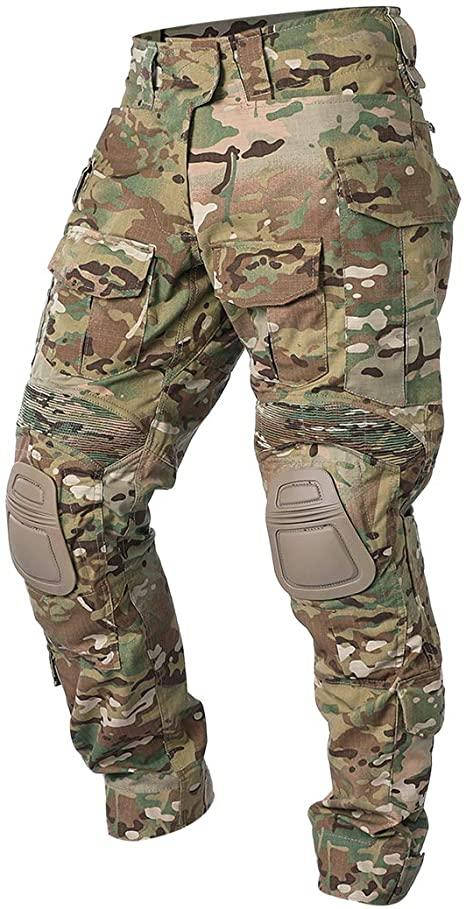 

Штаны камуфляж со съемными наколенниками G3 Combat IDOGEAR, размер XL (36W/33L)