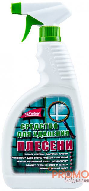 

Средство очищающее San Clean для удаления плесени и грязи, с распылителем, 750 мл