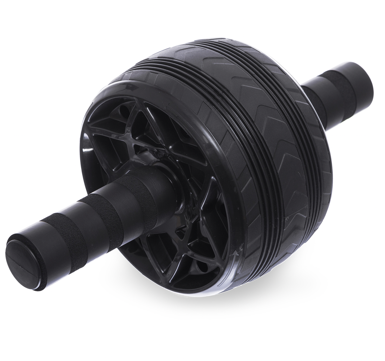 

Колесо ролик для пресса одинарное SP-Sport черный / Ролик тренажер для пресса / Гимнастическое колесо