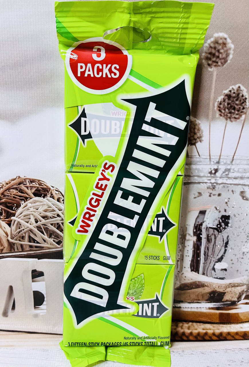 

Жевательная резинка Wrigley’s Doublemint, 3шт