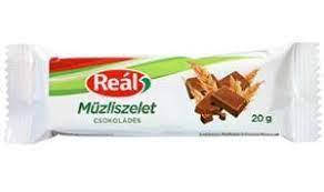

Батончик-мюсли “Злаки с шоколадом” Real 20г Венгрия