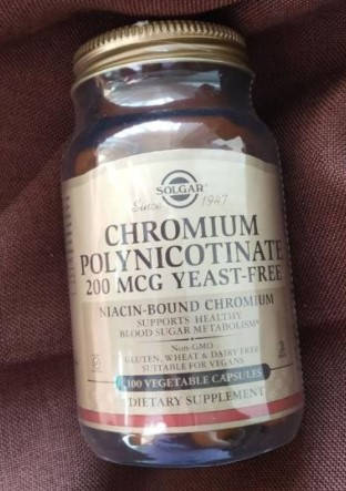 

Хром 200 Солгар Solgar Chromium Polynicotinate 200 mcg 100 капсул