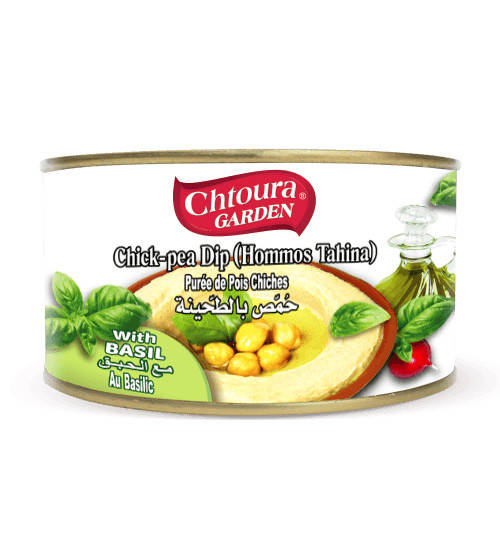 

Хумус с базиликом Chtoura 420 грамм