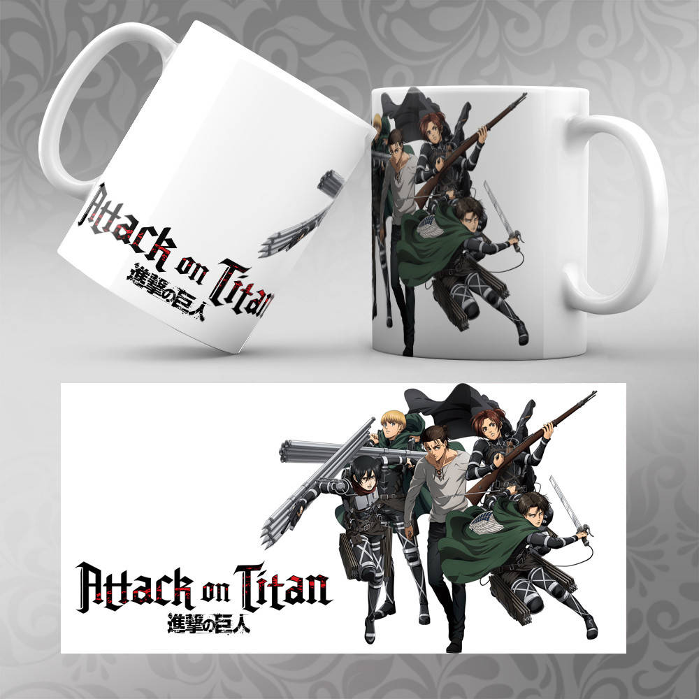 

Чашка Аниме Attack on titan 015, Белый