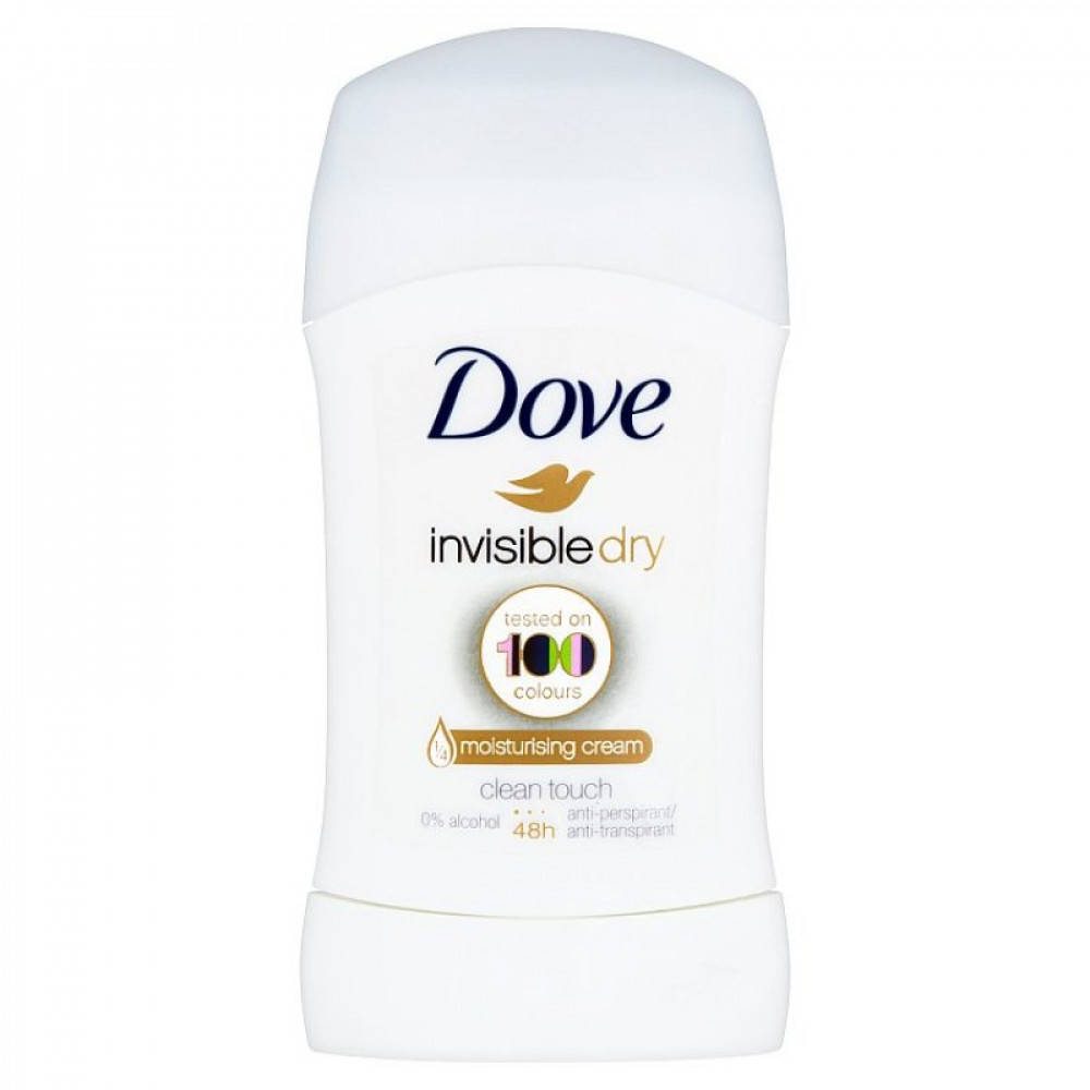 

Дезодорант Dove стик Invisible Dry 40 мл антиперспирант