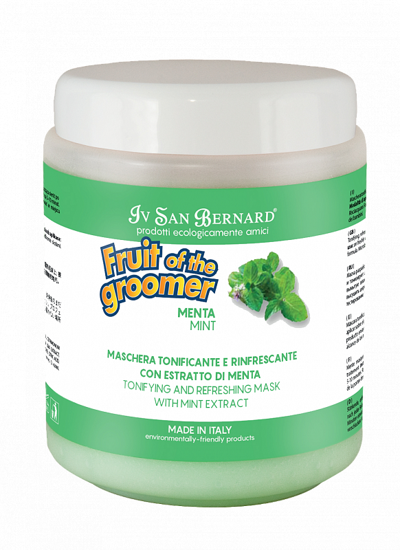 

Восстанавливающая маска для любого типа шерсти с витамином В6 Мята Iv San Bernard Mint 1 л