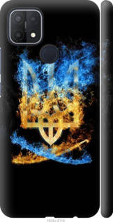 

Чехол на Oppo A15s с картинкой Чехлы для оппо а15с с принтом Герб, Черный