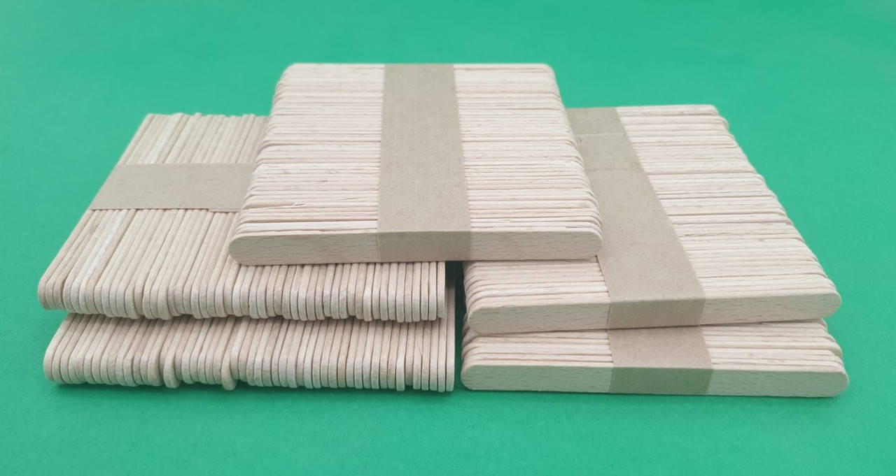 

Палочка Лопатка для Мороженого Деревянная Прямая (9см)50шт(1 пач)Береза