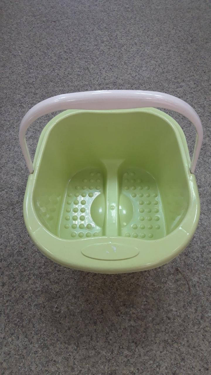 

Педикюрная ванночка с массажным отделом Зеленая