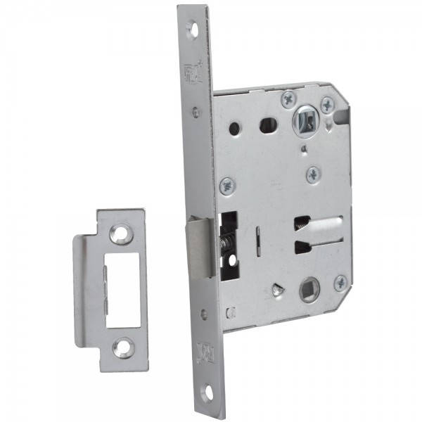 

Замок для межкомнатных дверей RDA 257 CP с пластиковой защелкой хром