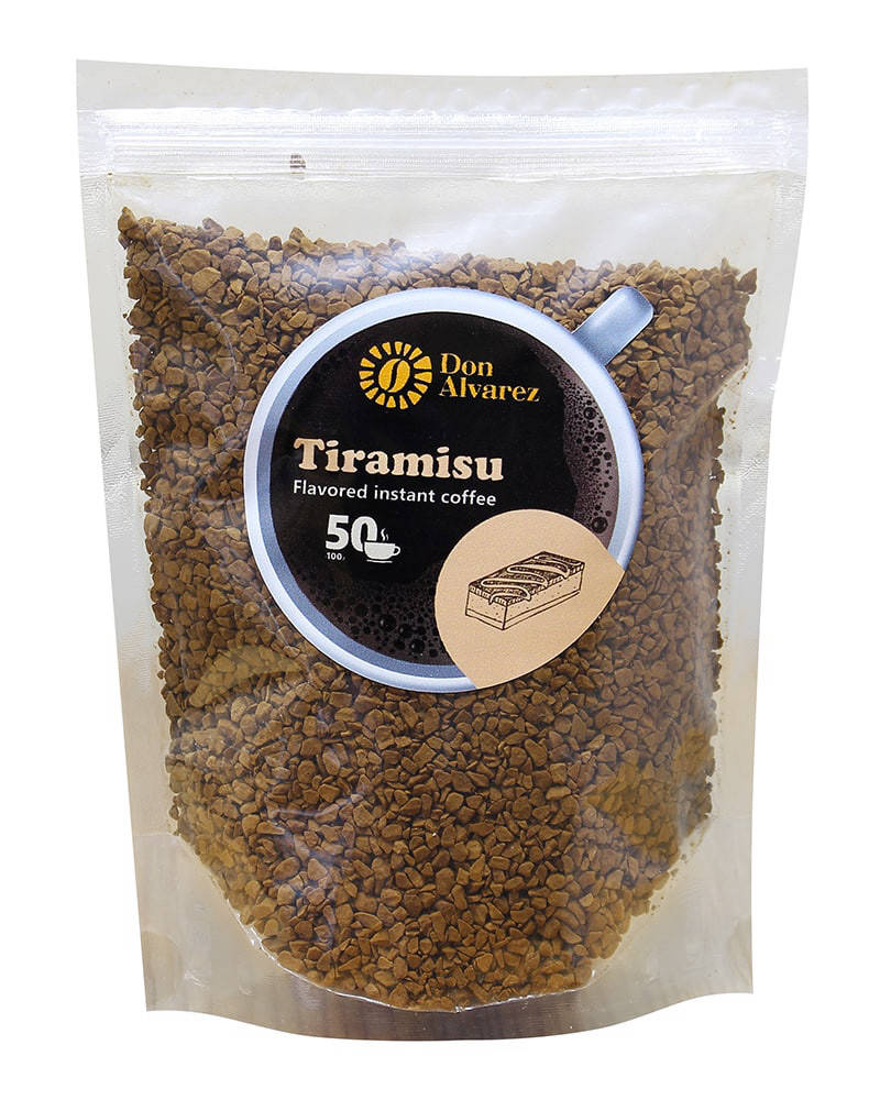 

Кофе растворимый Don Alvarez Тирамису, 100 г (100% арабика)