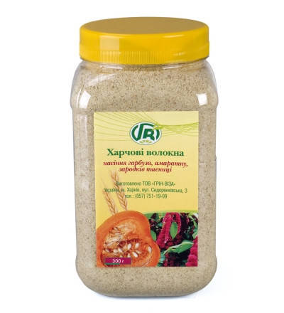

Пищевые волокна семян тыквы, амаранта, зародышей пшеницы