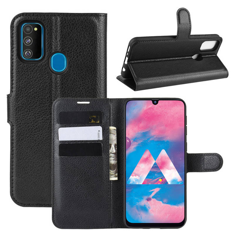 

Чехол-книжка Litchie Wallet для Samsung Galaxy M30s / M21 Black, Черный
