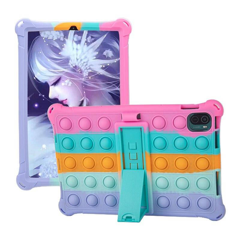 

Силиконовый чехол бампер Ainiyo Pop It cover для Xiaomi Mi Pad 5 / MiPad 5 Pro 11" Розовая радуга, Разные цвета