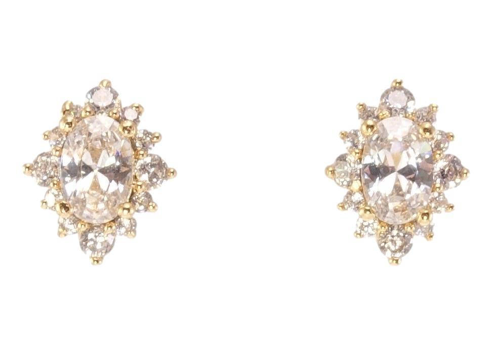 

Серьги Xuping Позолота 18K гвоздики (пусеты) "Мерцание"