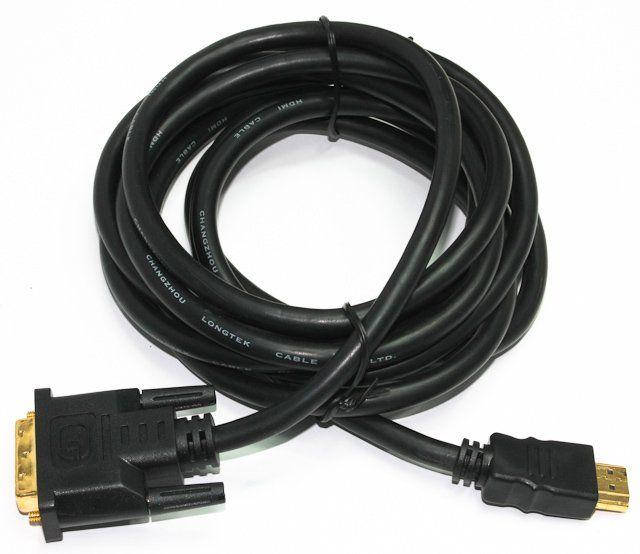 

Видеокабель Cablexpert HDM > DVI 1.8м (СС-HDMI-DVI-6), Черный