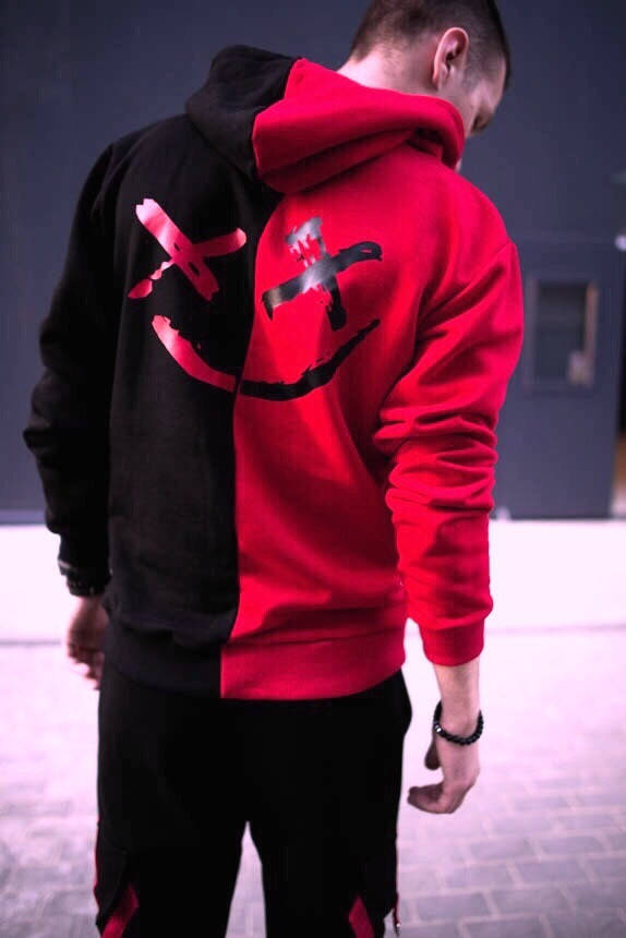 

Толстовка мужская или детская M, Красный