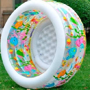 

Надувний басейн дитячий інтекс 58480 з надувним дном