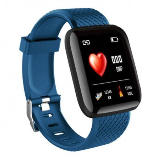 

Умный Фитнес Браслет Supero Smart Band Id116 Plus Original С Тонометром Синий