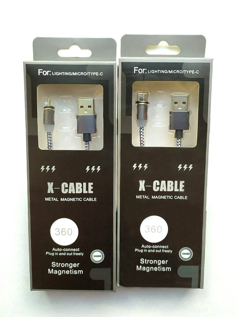 

Магнитный шнур кабель USB - TYPE C с подсветкой 1м круглый