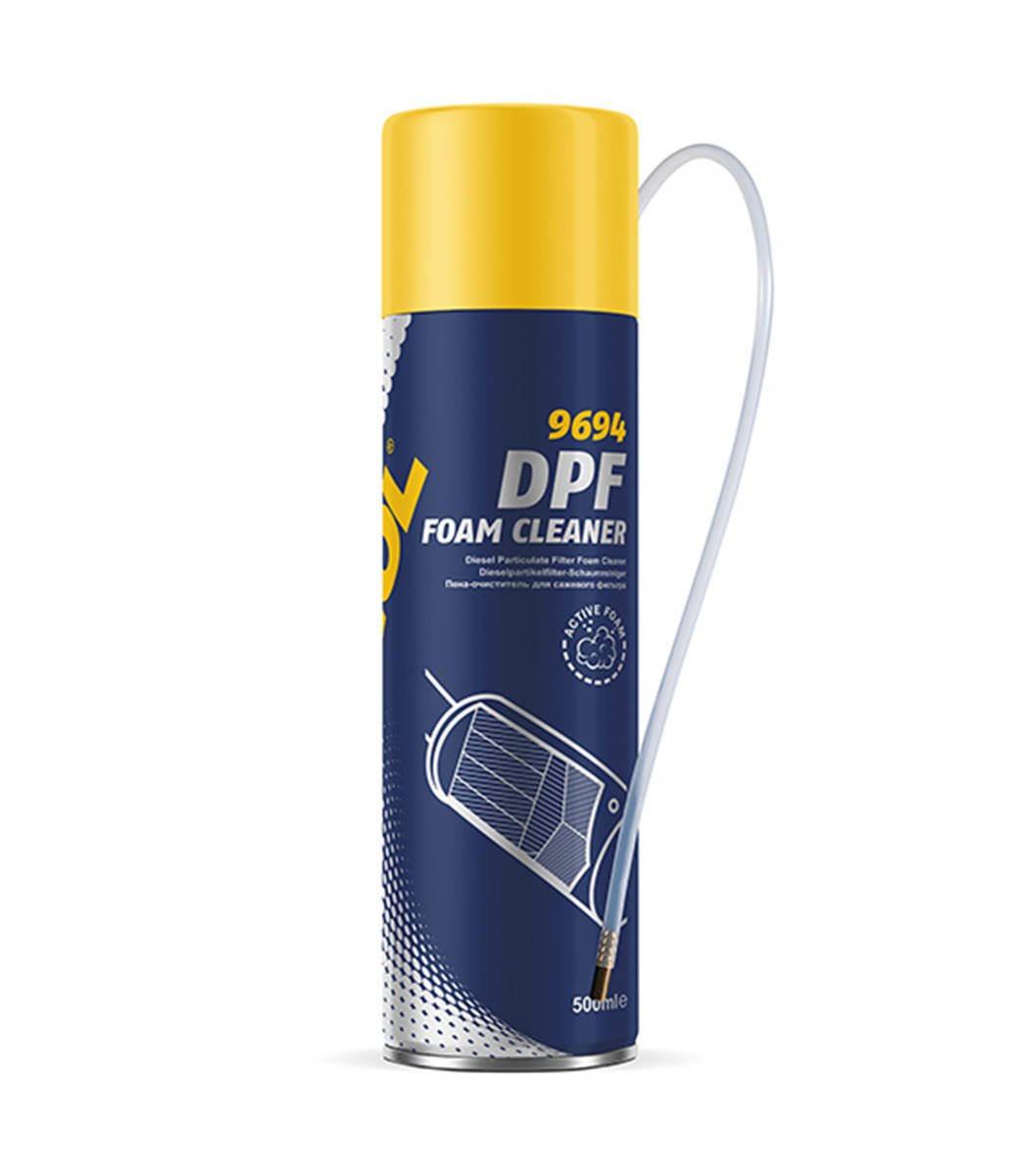 

Очиститель дизельных сажевых фильтров Mannol 9694 DPF FOAM CLEANER 500мл пенный