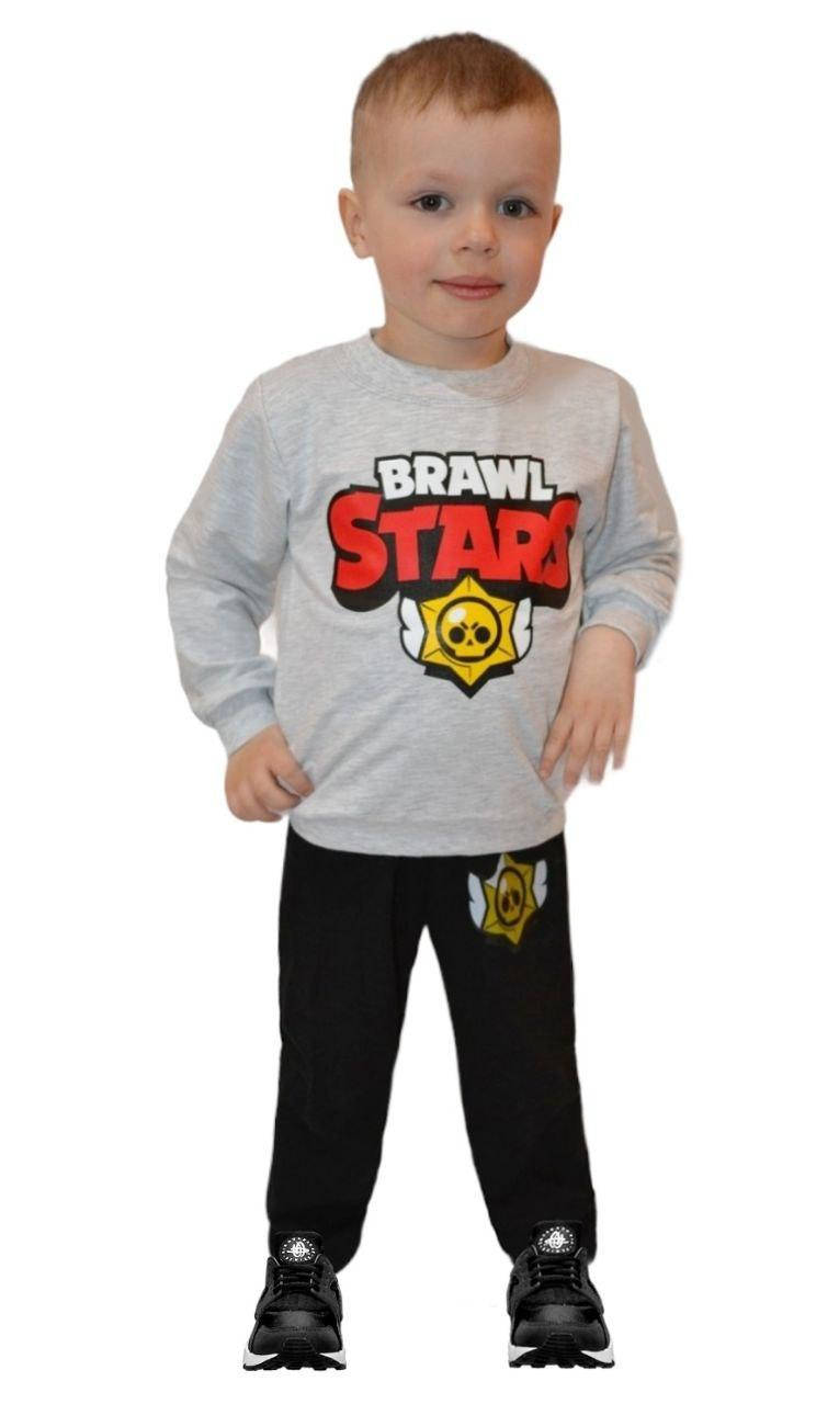 

Детский спортивный костюм для мальчика Brawl staes трехнитка