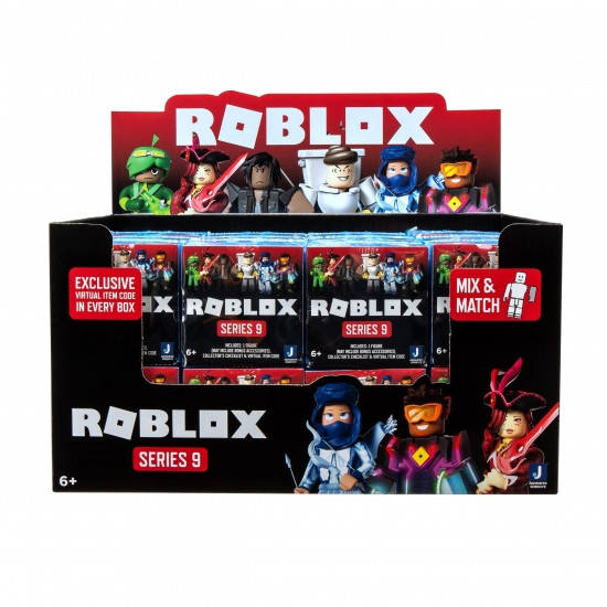

Роблокс 9 серия фигурки (голубые кубики) Jazwares Roblox Mystery