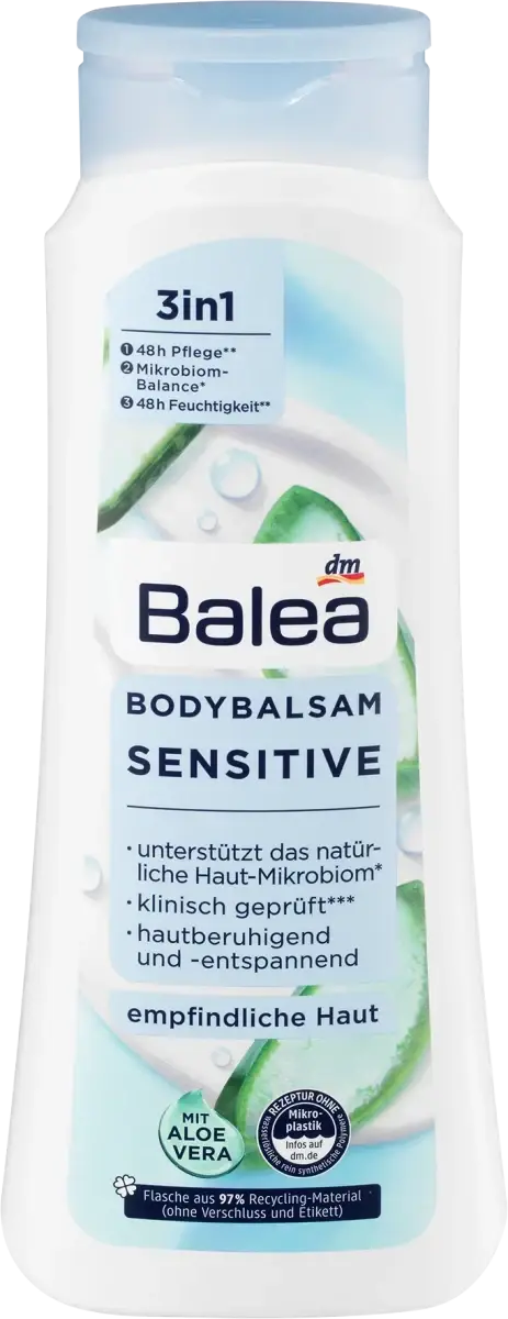 

Увлажняющий бальзам для тела Balea Bodybalsam Sensitive, 400 мл