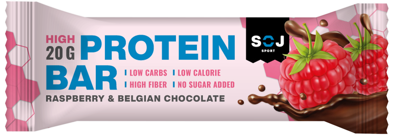 

Протеиновый батончик SOJ PROTEIN BAR Малина в Бельгийском Шоколаде (50 грамм)