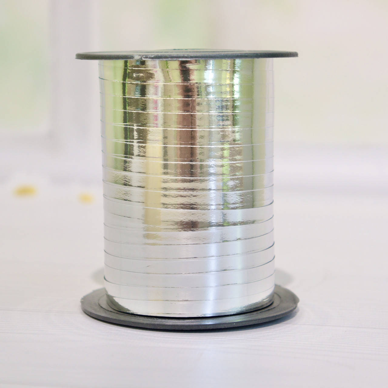 

Качество! Катушка качественной Тесьмы 0.5 см х 200 метров, Серебристый