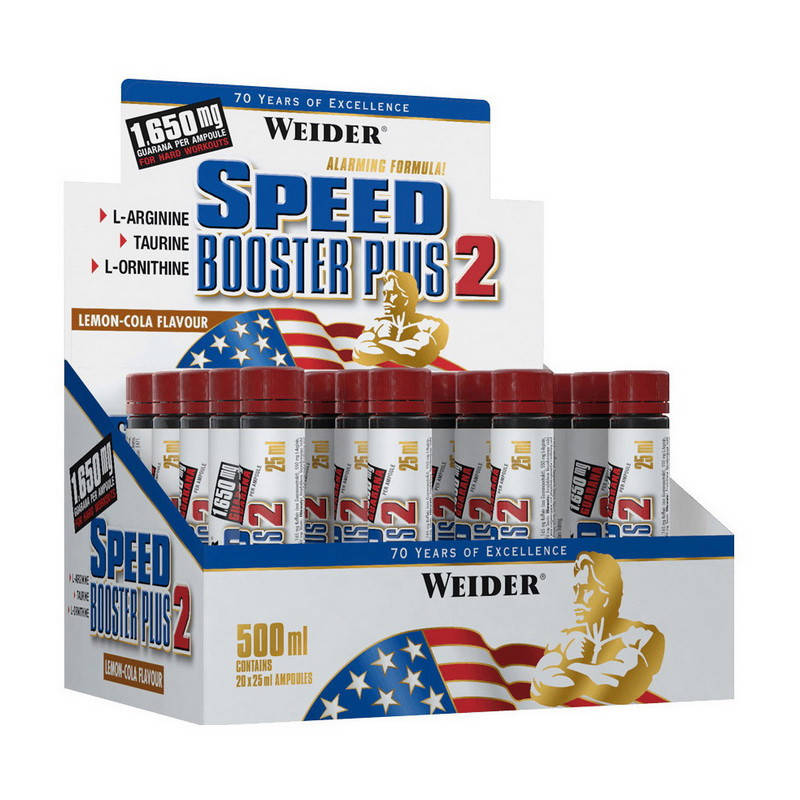 

Предтрен Weider Speed booster II 20х25 ml
