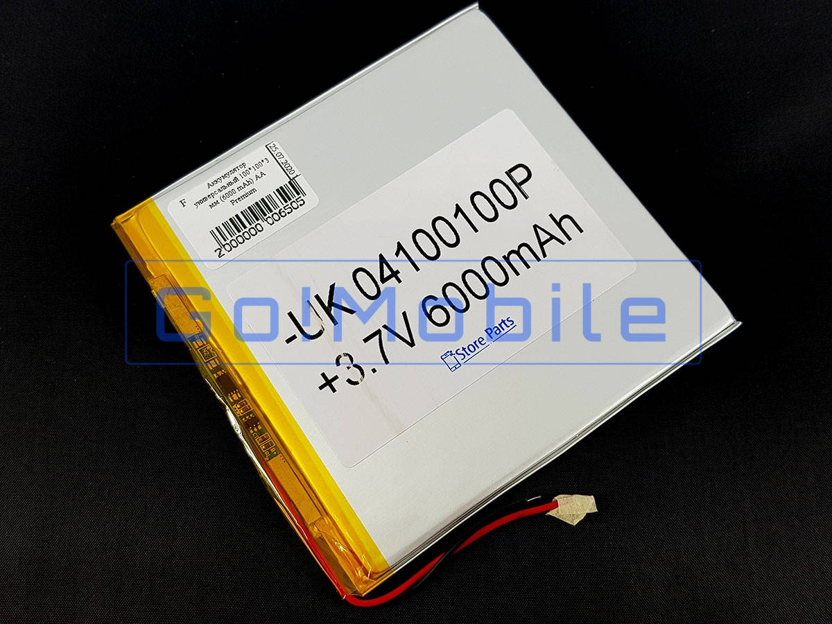 

Аккумулятор универсальный 100*100*3 мм (6000 mAh) AA Premium