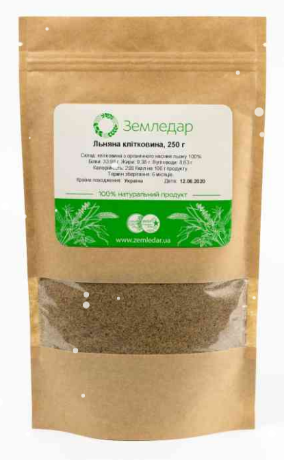 

Льняная клетчатка 250г