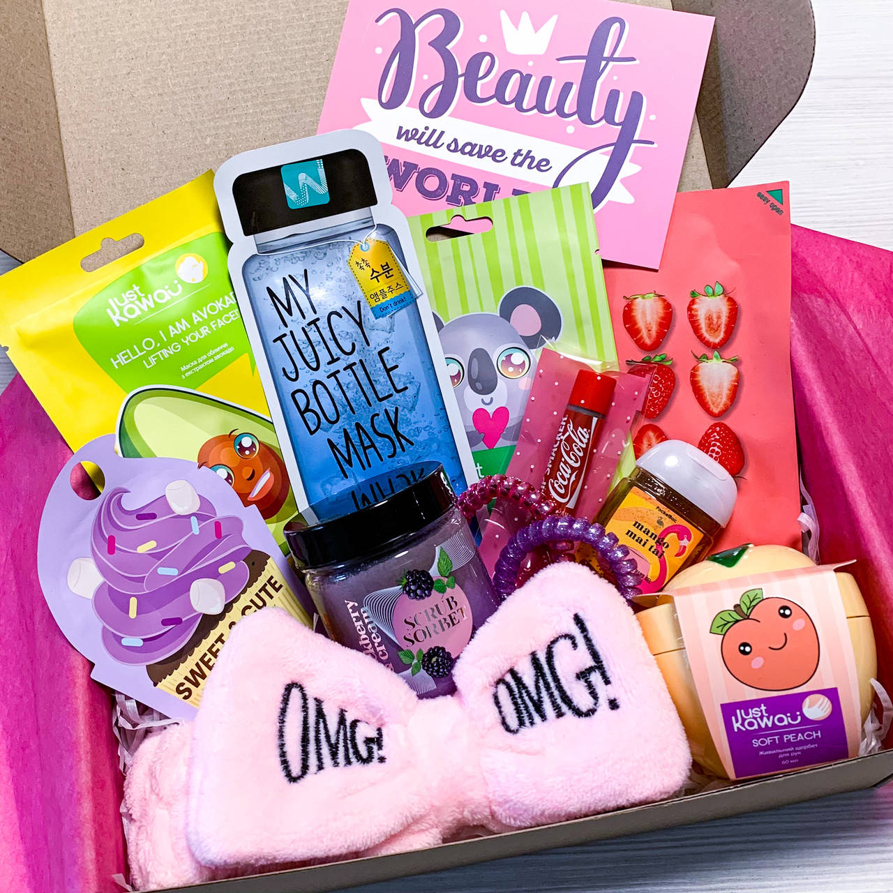 

Подарочный бокс для девушки WOW BOXES "Бьюти бокс / Beauty box" №5