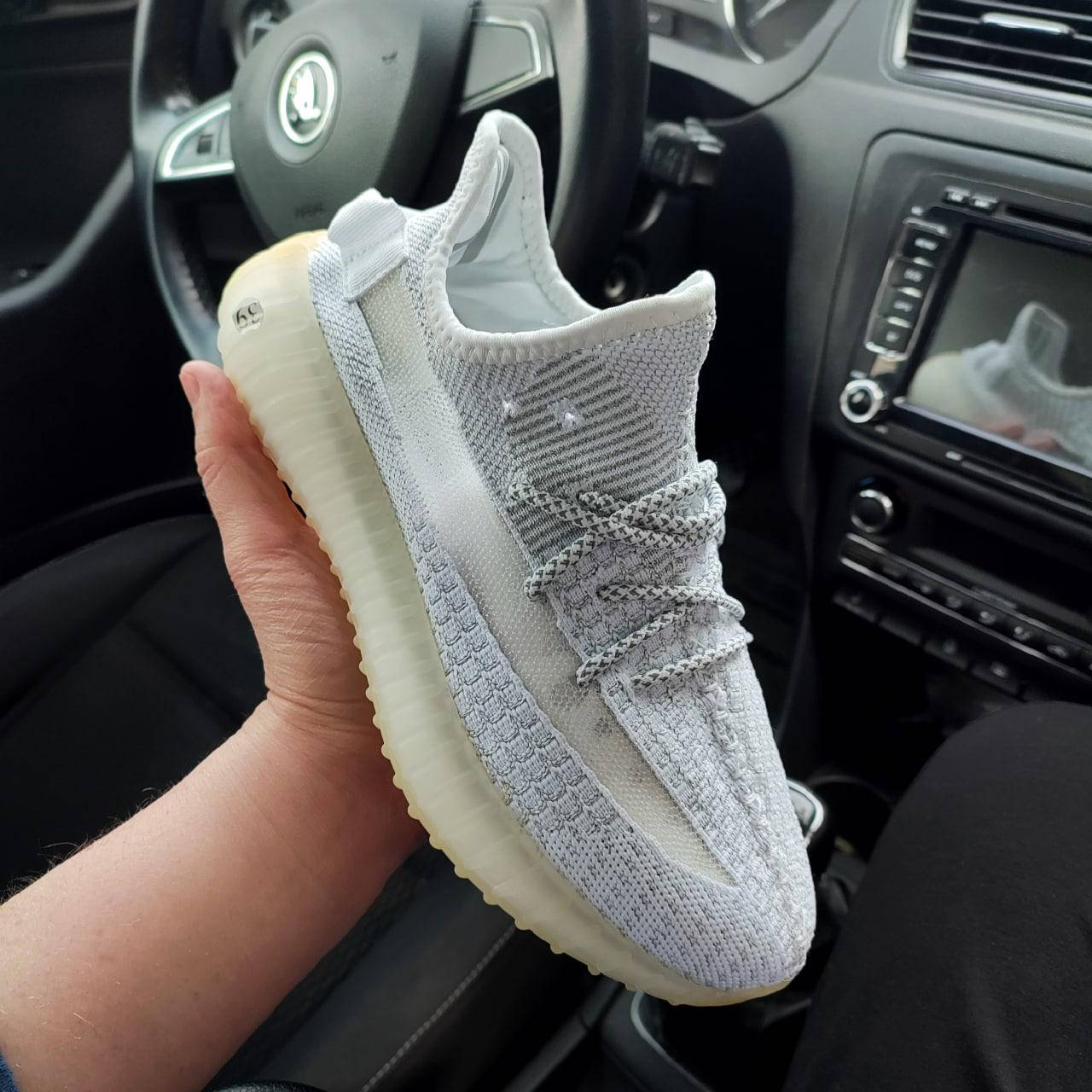 

Женские кроссовки Adidas YEEZY BOOST 350 V2 серые Адидас Изи Буст изики 39, Серый
