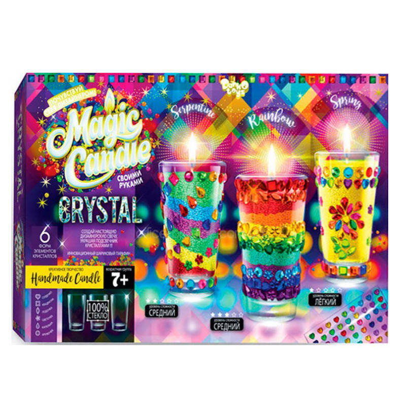 

Набор для творчества "Magic Candle" MgС-02-01 парафиновые свечи "Danko Toys"